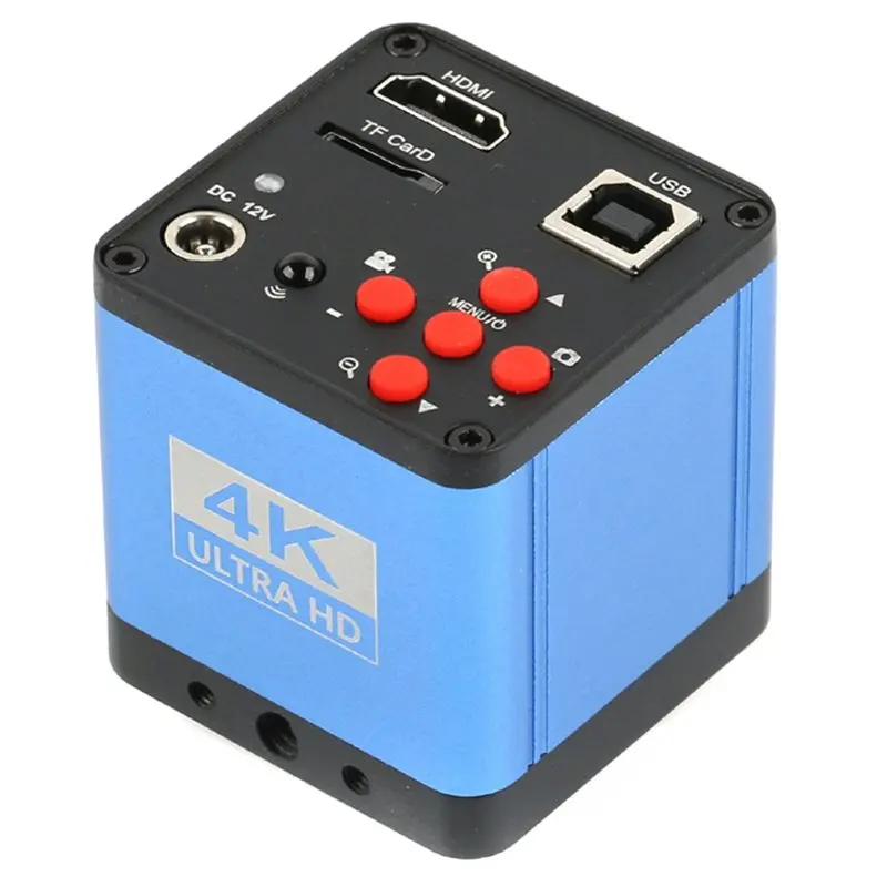 DTA4-4K Digital Microscope Camera,USB Type C,-Compatible,Multicolor,1/125 High Speed Exposure Time For PCB Repair EU Plug