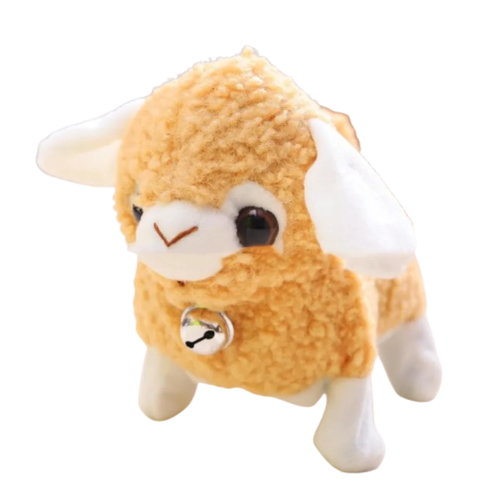 Simulatie Elektrische Alpaca Bewegingen Geluid Hardlopen Zingen Lam Kawaii Cartoon Wandelen Interactief Alpaca Collectible