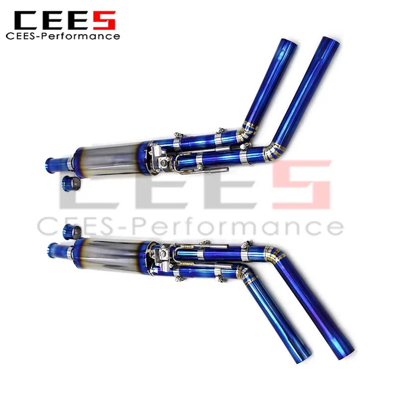 

Cees Catback выхлопные трубы для Mercedes-Benz G63 AMG W464 M177 4.0T 2019+, эффективный глушитель выхлопной трубы, система побега