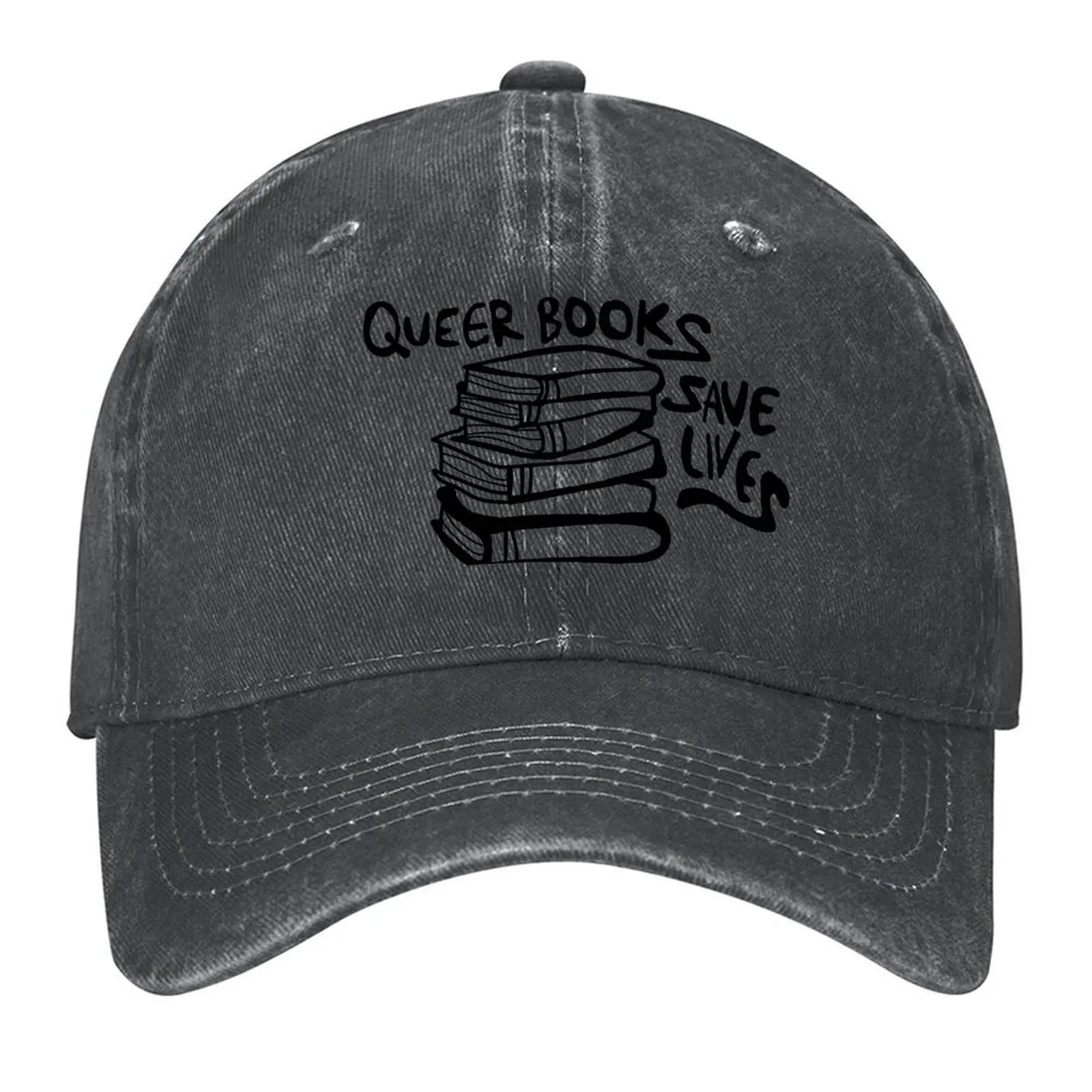 

Queer Books Save Lives Baseball Cap Vintage Christmas Hat custom Hat New In Hat Hats For Women Men's
