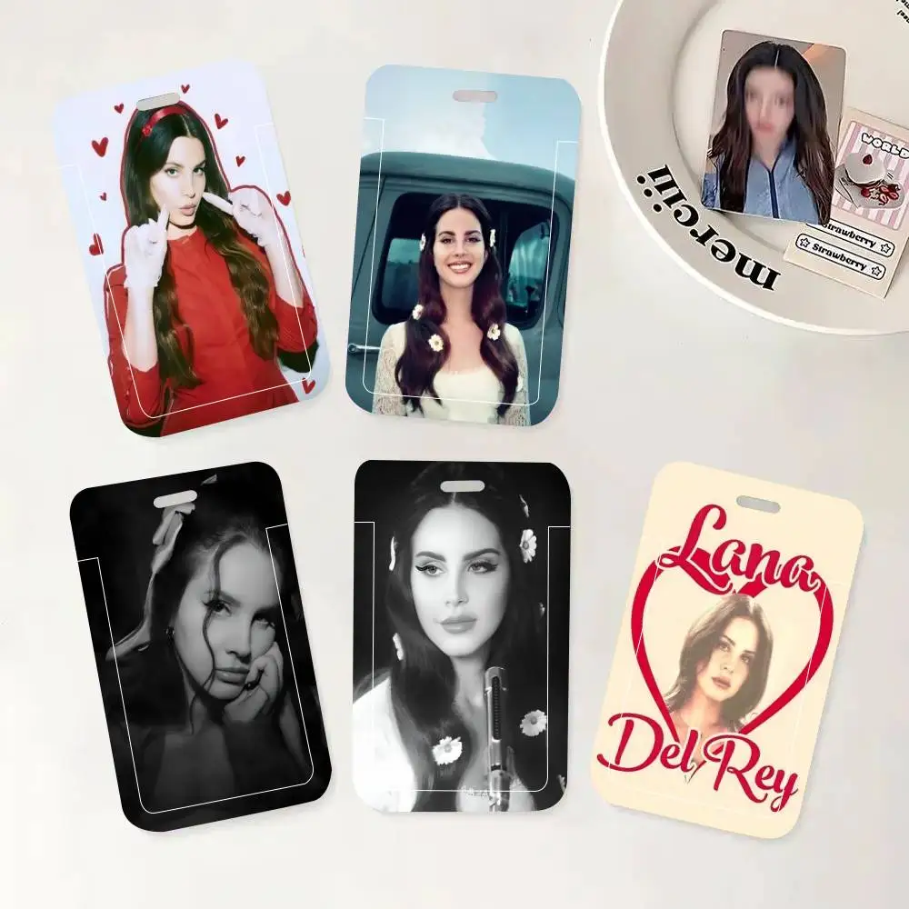

Держатель для ID-карты L-Lana Del R-Rey с подвеской-ремешком на шею, бейдж-держатель, шнурок-брелок, чехол для рабочего пропуска, подарок
