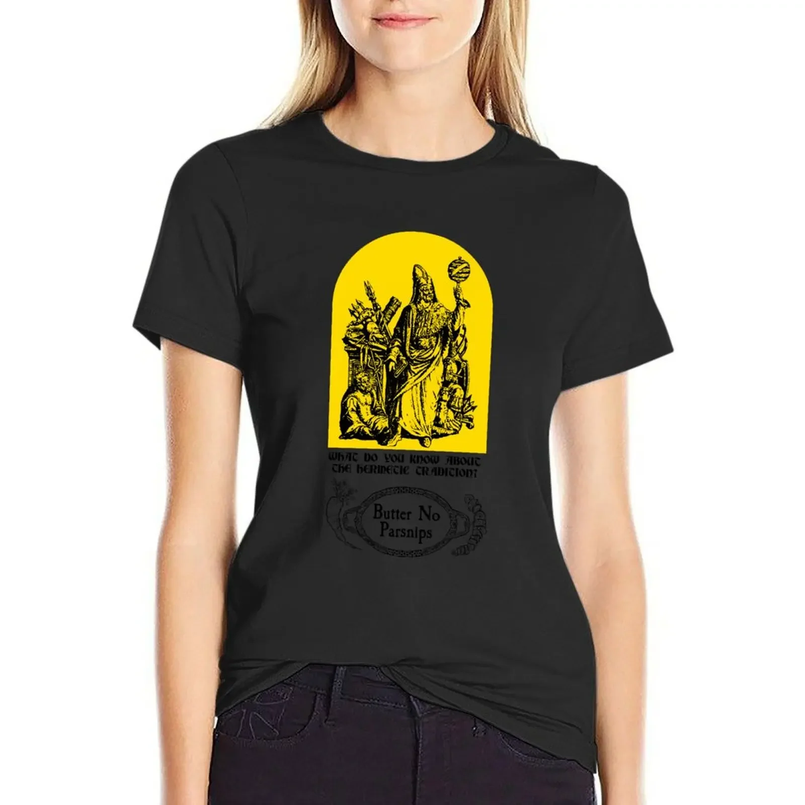 

What Do You Know About the Hermetic Order (black) T-Shirt cute clothes korean fashion customizeds cotton t shirts Women