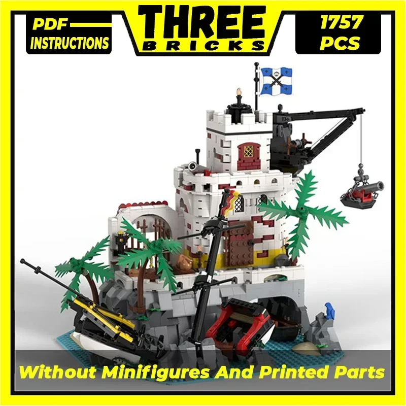 Moc Building Bricks Castle Model Eldorado Ship Wreck Fortress Technology Modular Blocks Gift Toys For Children DIY Sets Assembly