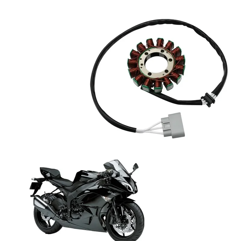 

For Kawasaki Ninja ZX6R ZX-6R ZX636 2009-2012 Motorcycle Accessory Acsessories Generator Stator Magneto Coil