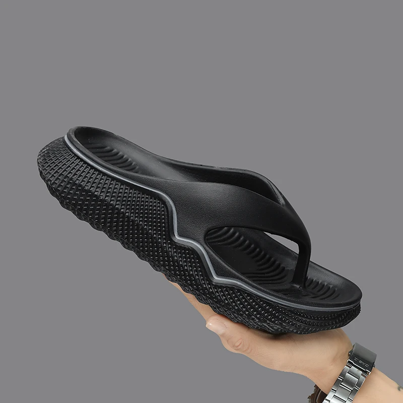 

Summer New Men's Flip Flops Outdoor Indoor Slippers EVA Soft Comfortable Shoes Men Beach Sandals Non-slip House Male Slippers