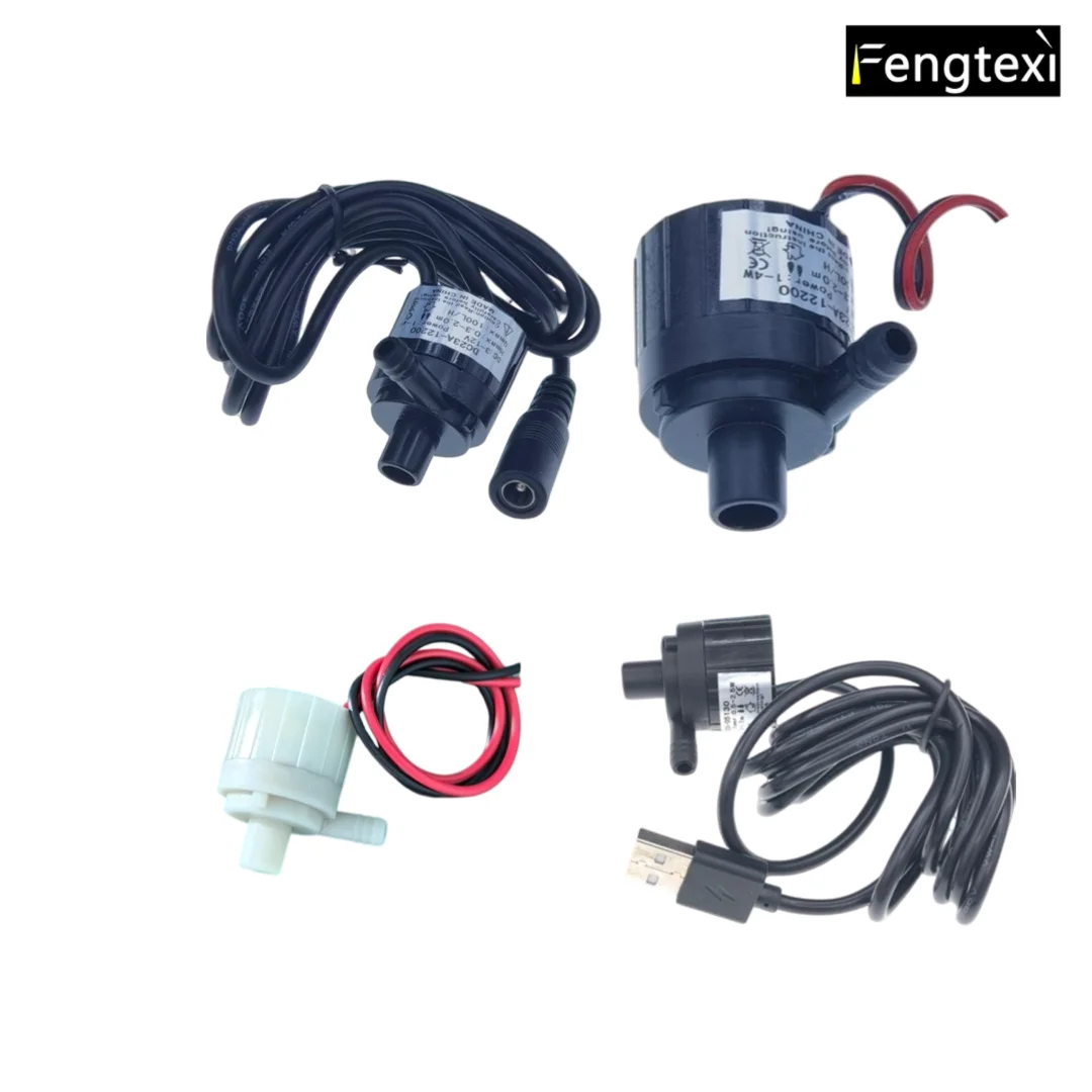 

12 В постоянного тока, бесщеточный, бесшумный, высокотемпературный, водяной насос двойного назначения, мини-водяной насос с керамическим валом