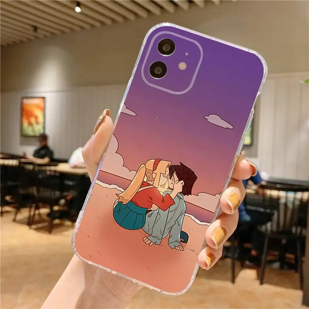 حافظة هاتف I Love Amy BIBI لهاتف iPhone 17,16,15,14,13,12,11 Pro,Max,Plus,X,XS,XR,SE4,E غطاء ناعم شفاف صغير