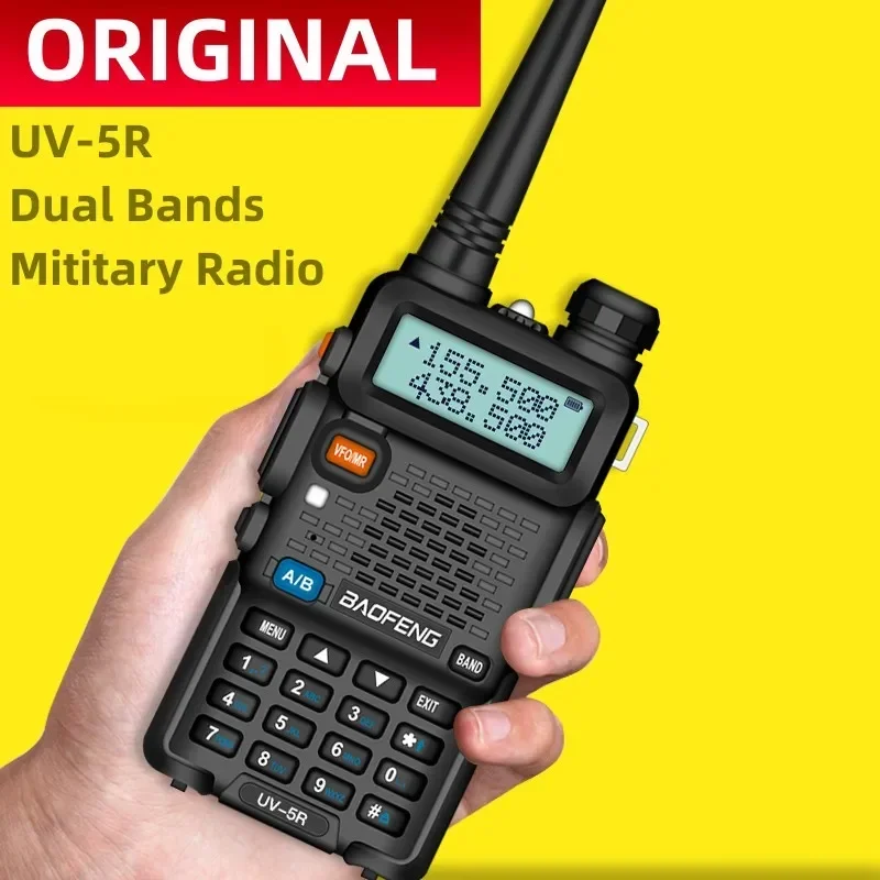 Baofeng UV-5R جهاز اتصال لاسلكي 8 واط 3800 مللي أمبير قدرة عالية ثنائي النطاق VHF UHF 136-174/400-520 ميجا هرتز Type-C شحن FM اتجاهين أجهزة الراديو لحم الخنزير #4