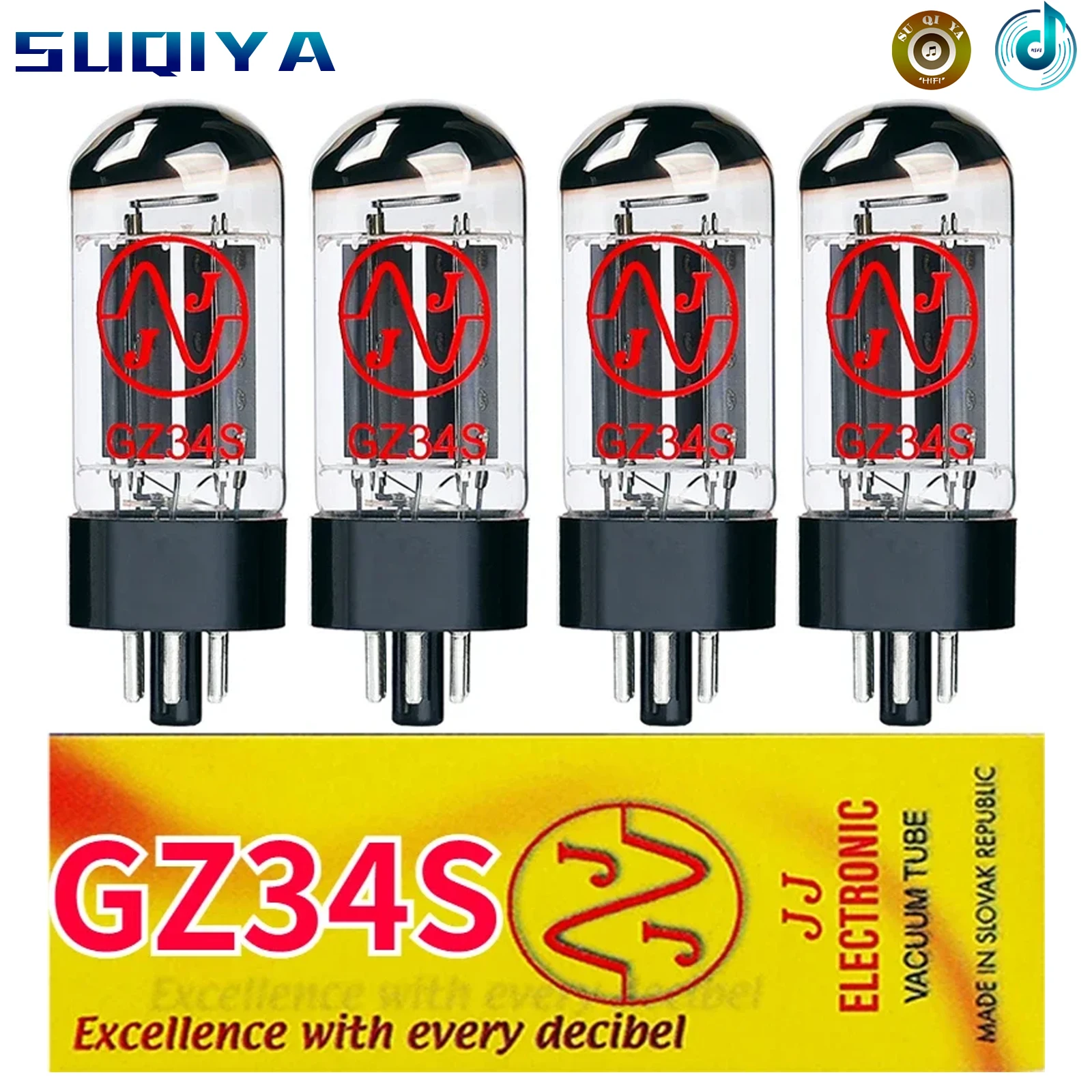 

Slovakia JJ GZ34S Vacuum Tube Replacement 5AR4 5Z4P 5Y3GT Rectifier Tube Factory Test and Matching DIY Power Amplifier