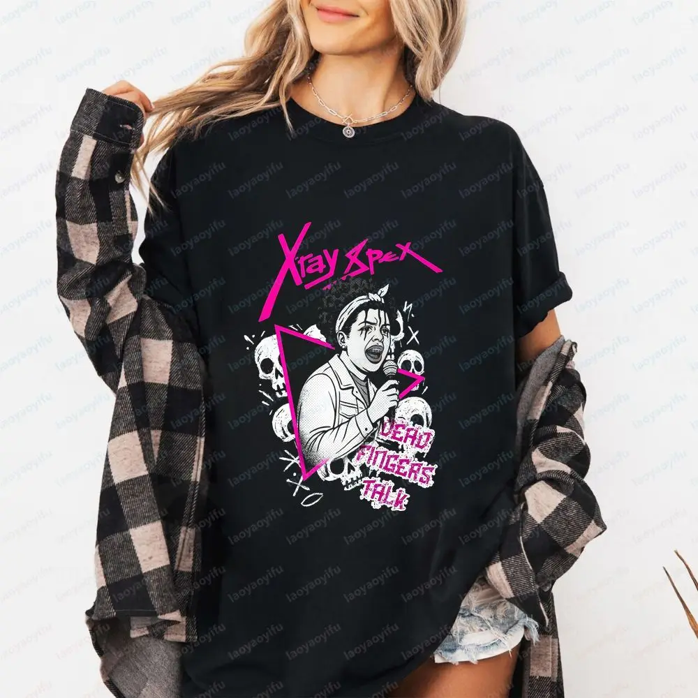 X-Ray Spex - Rock Band Summer Casual Trendy Multi-Purpose Short-Sleeved Men's and Women's Round-neck T-Shirt
