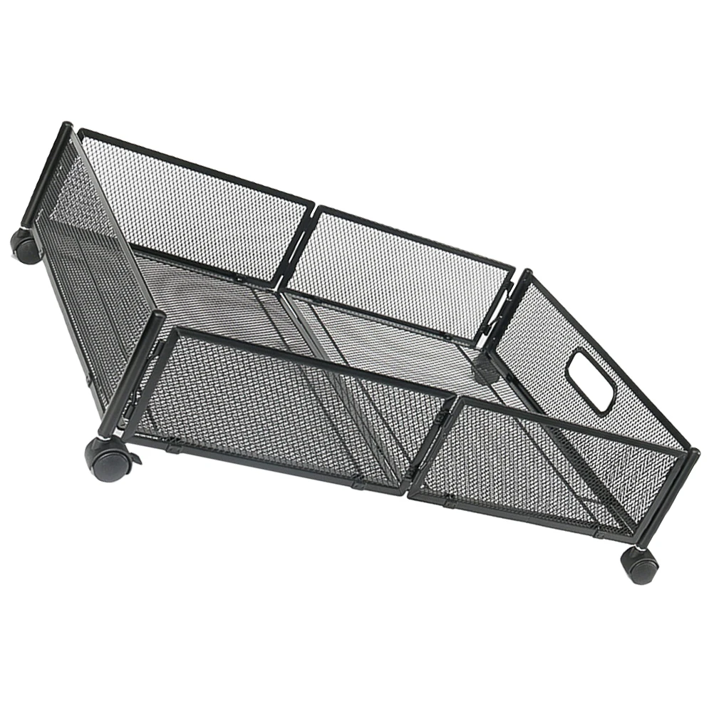 

Foldable Under Storage Drawers For Under Bed Rack Large Capacity Wrought Iron Drawer Space Saving Bedroom Containers