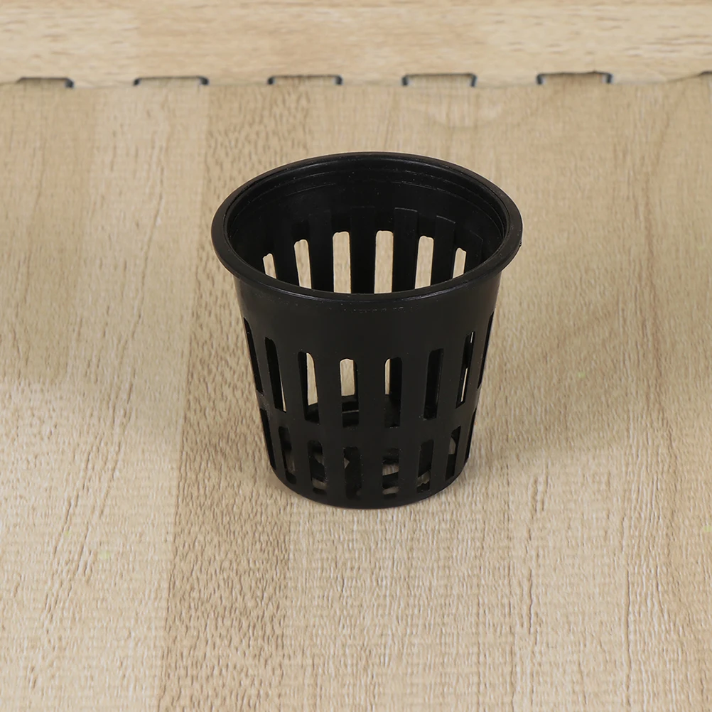 

24 Pcs Hydroponics Net Pot Durable Plastic Good Breathability Load Bearing Planting Bucket Water Garden Soilless Culture Flower