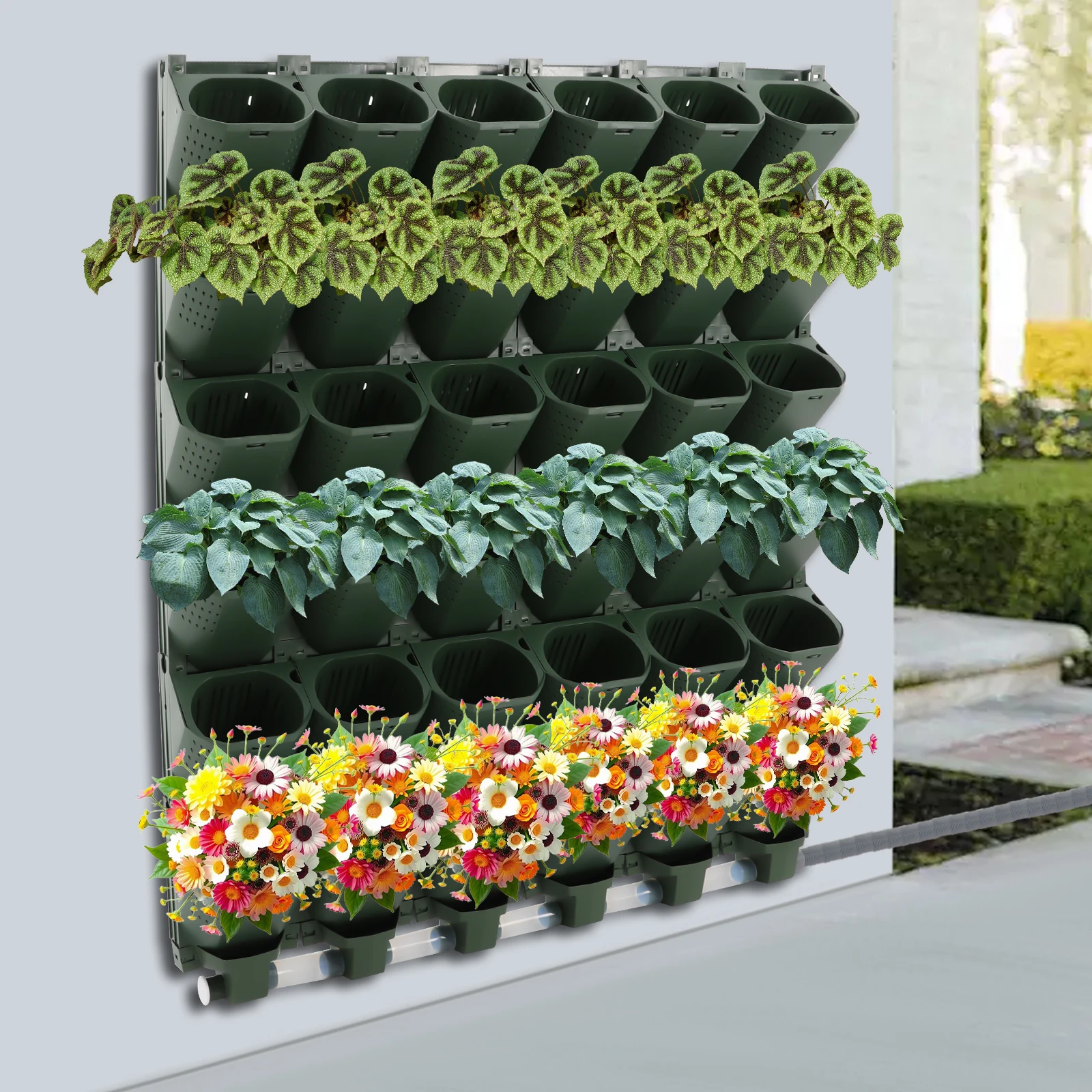 Self Watering Pot Sensor - 36 Delikli Kendinden Sulanan Duvara Monte