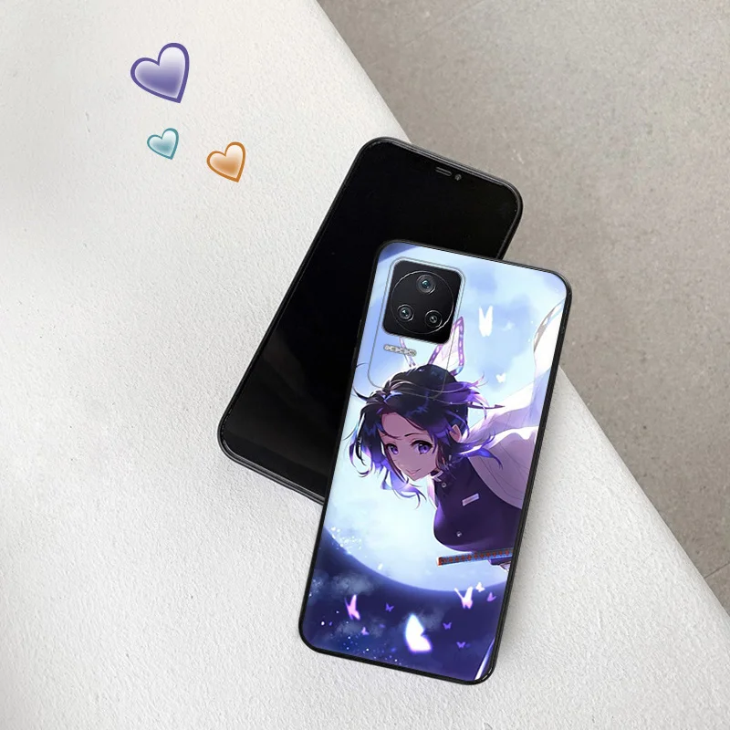 Anti-Drop Soft Phone Case For Xiaomi Poco x5 5G x4 x3 pro f1 f3 gt f4 f5 m5 m4 m3 c40 c50 c51 Fashion Demon Slayer Comics Cover