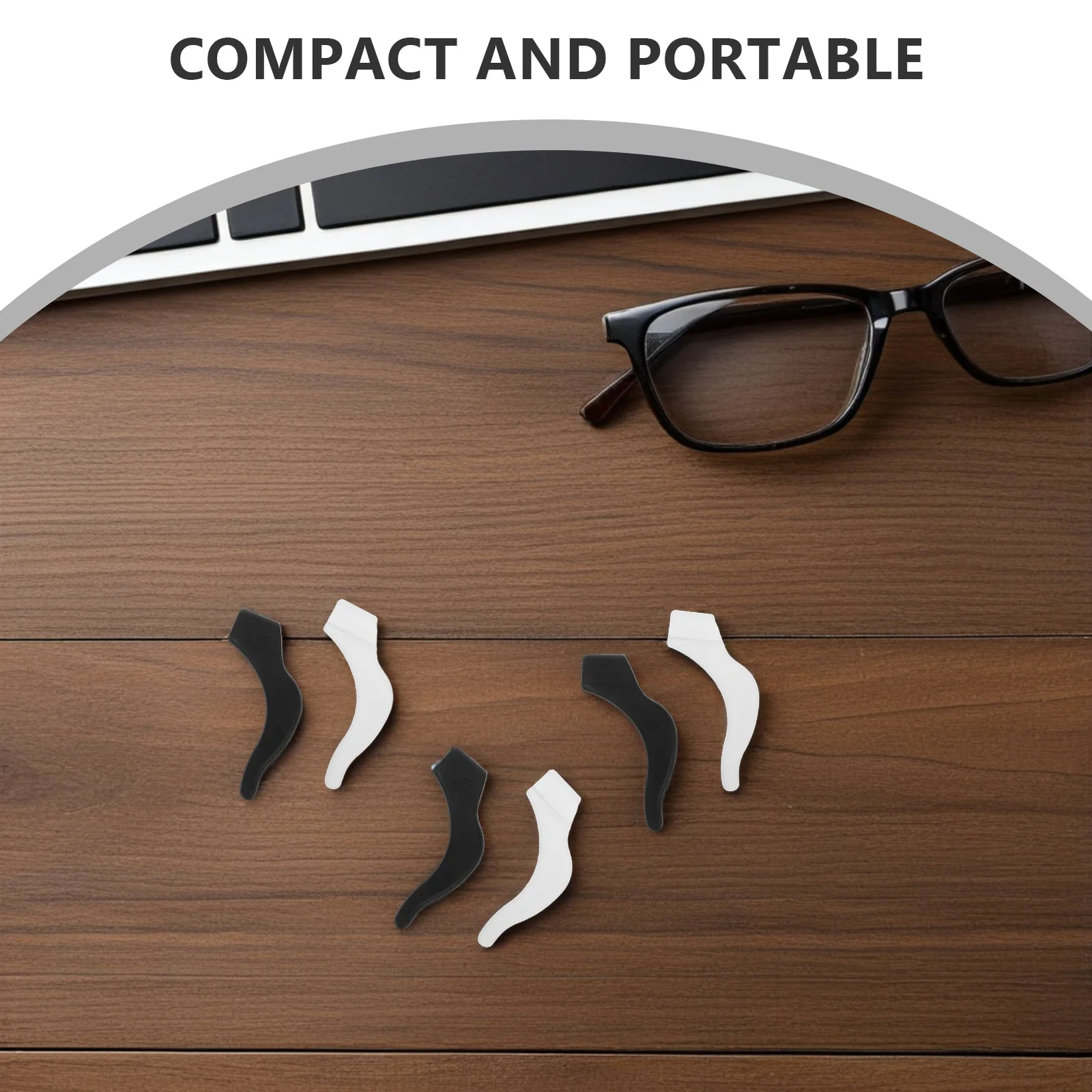 

Silicone Ear Sleeves For Glasses Soft Anti-Slip Temple Tips Universal Replacement Cushions For Eyeglasses Sunglasses -