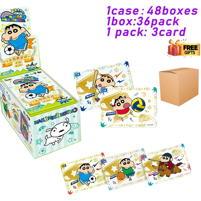 KAYOU Collection Cards Crayon Shin-chan - Vol.3 Yuanqi Pack Series Rare Holo Anime Card Game Family Fun Toy Gift Kids