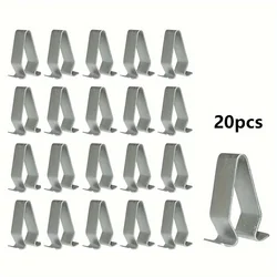 20pcs Car Door Strip Lining Metal Fastener Clips for VW Seat Audi A4 A6 Golf 6 Car Trunk Tailgate Retainer Clips Metal