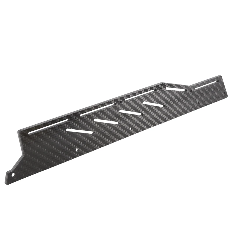 Carbon Fiber RC Car Side Plate Guard Foot Pedal Side Skirt Set For ARRMA F1 LIMITLESS 1/7 Accessories Parts