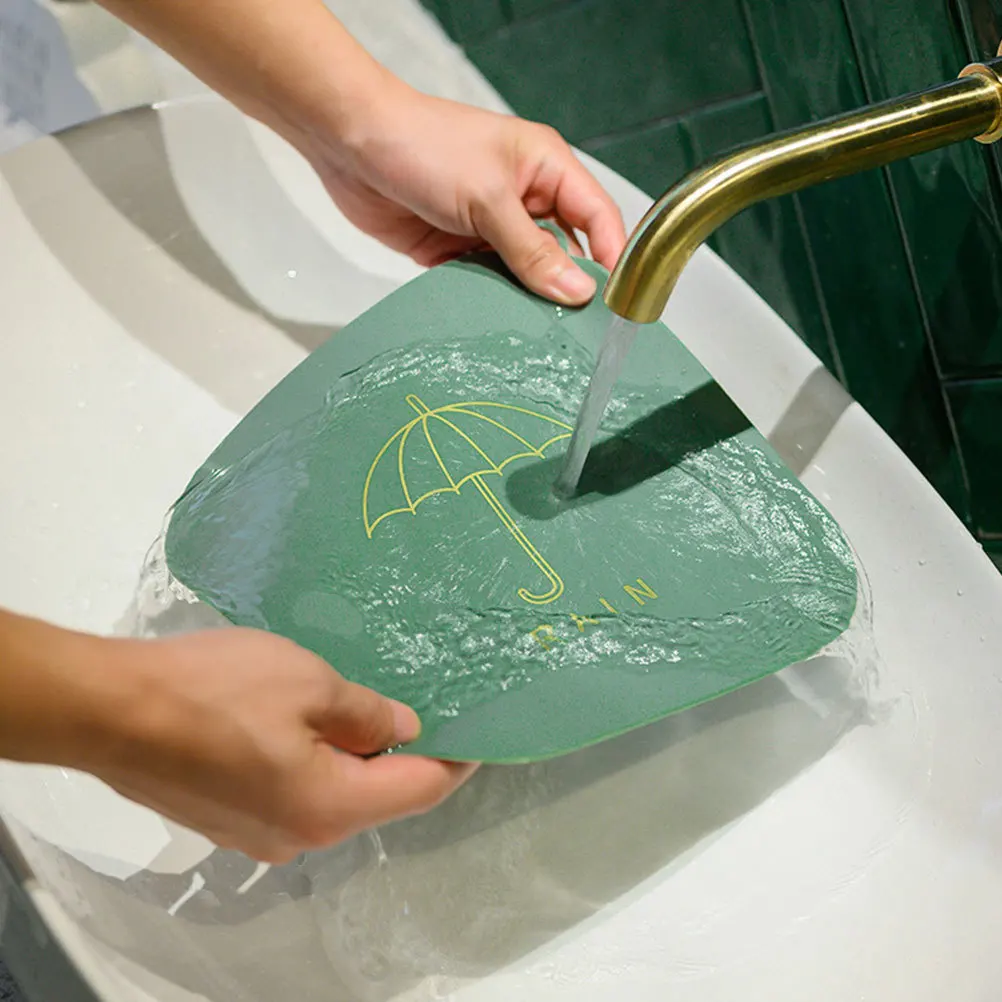 

2Pcs Floor Drain Cover Silicone Pads Durable Kitchen Bathroom Floor Drain Cushion Soft Wear-Resistant Dirt-Resistant