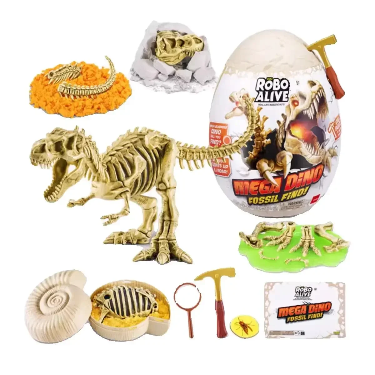 New Lebo Dinosaur Fossil Discoverer Dinosaur Medium Archaeological Egg Excavation Surprise Blind Box Toy Gifts