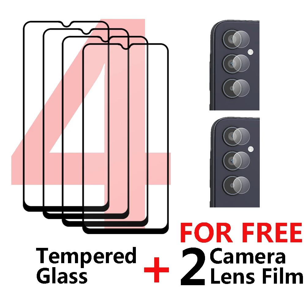 Film For Samsung Galaxy F15 Tempered Glass Anti-Scratch Screen Protector For Samsung F15 Free Soft Lens film