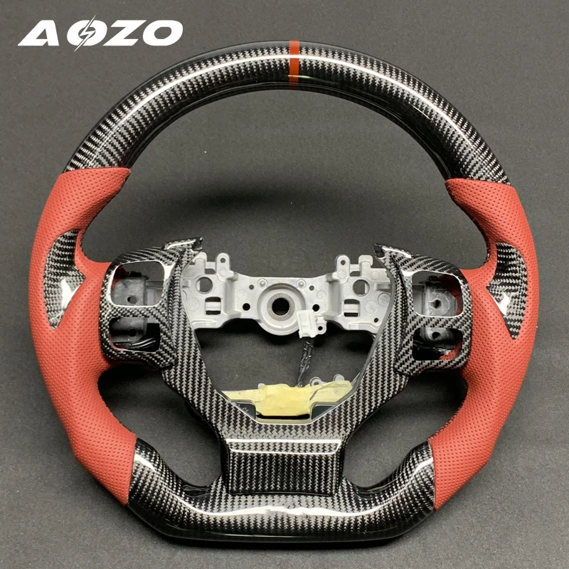 Customized  For Lexus ES/IS/GSF/NX/RX/CT Steering Wheel Carbon Fiber True Carbon Fiber Steering Wheel Sports Style