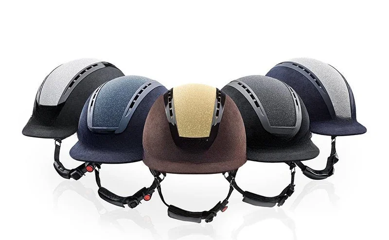 Ultra-light breathable suede, equestrian helmet