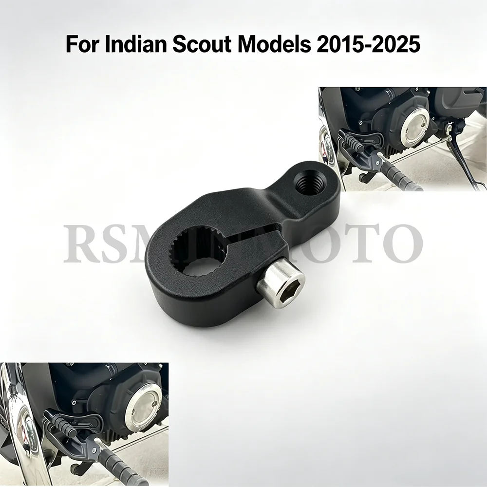 1 Stück CNC-Aluminium Schalt- und Bremshebelhalterung für Indian Scout Scout Bobber ab 2014 Motorradzubehör für Sixty