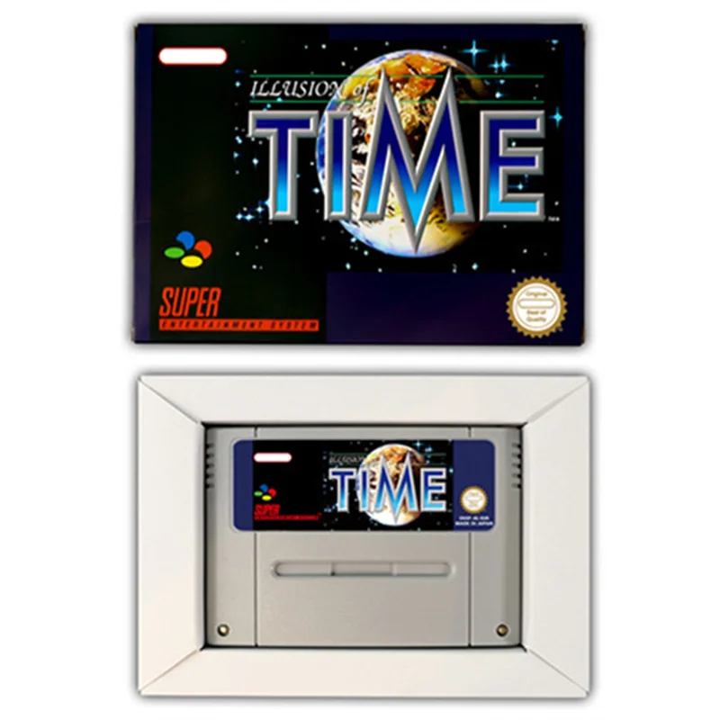 Illusion Of Time (Illusion Of Time) RPG game Card for SNES EUR PAL USA NTSC 16bit Game Consoles with Retail Box  Cartridge