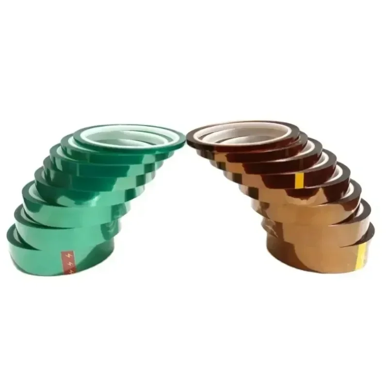 1/3/5PCS 5-25MM X 33M Professional Heat Resistant High Temperature Insulation Electronics Industry Welding Polyimide Kapton Tape