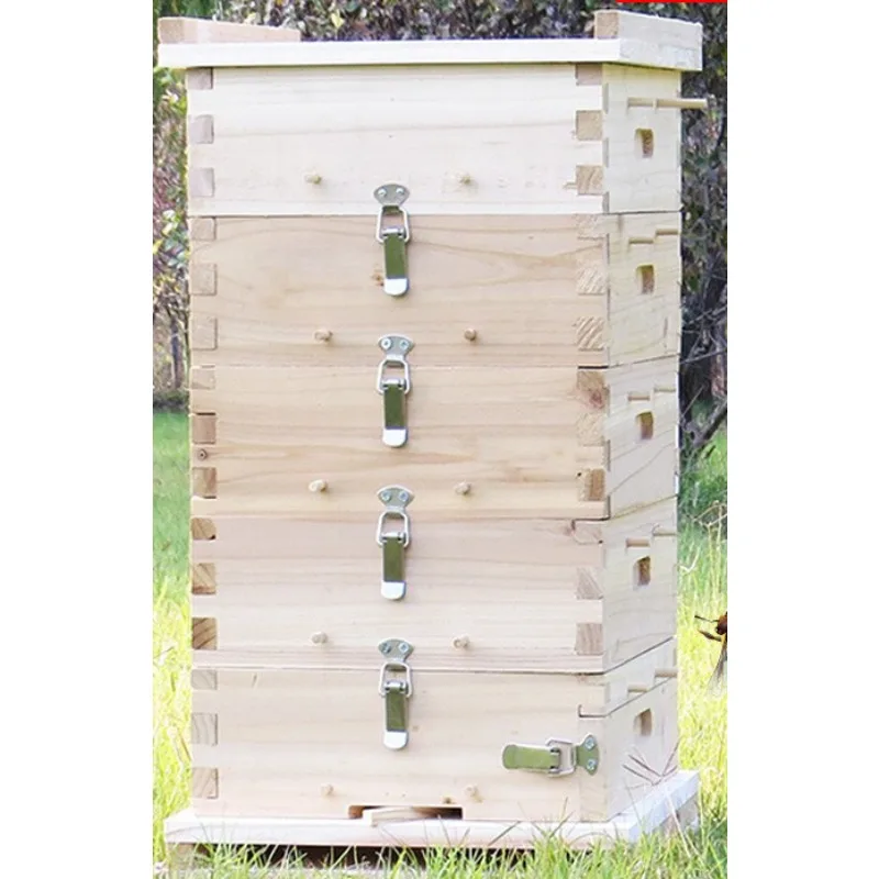 Bee grid beehive, soil beekeeping and luring beehive, beehive breeding, grid box, five layer box, gold bee tool