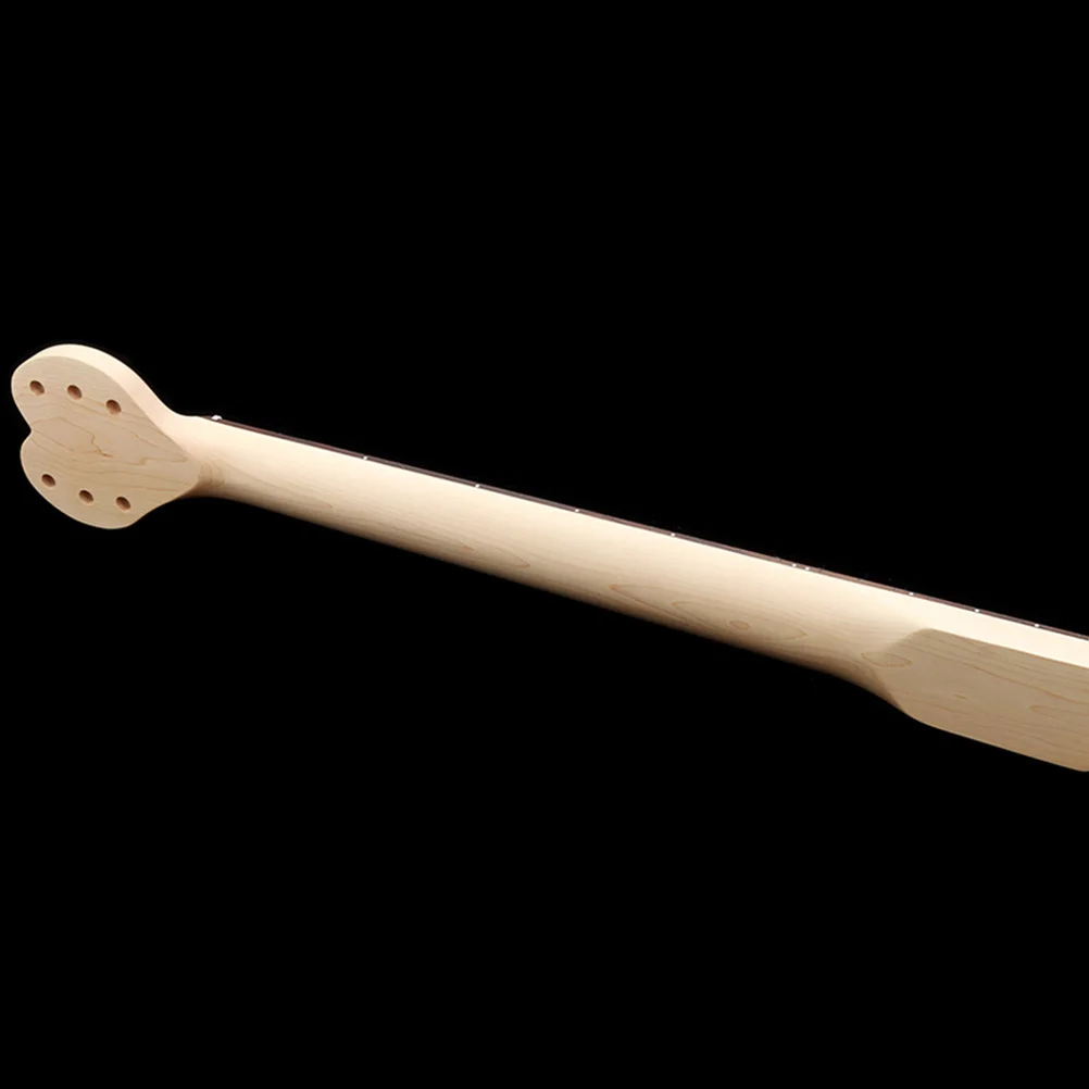 

Electric Guitar Neck Wood Replacement Heart Shaped Headstock Luxury Fretboard Fast Note Position Identification Beginner