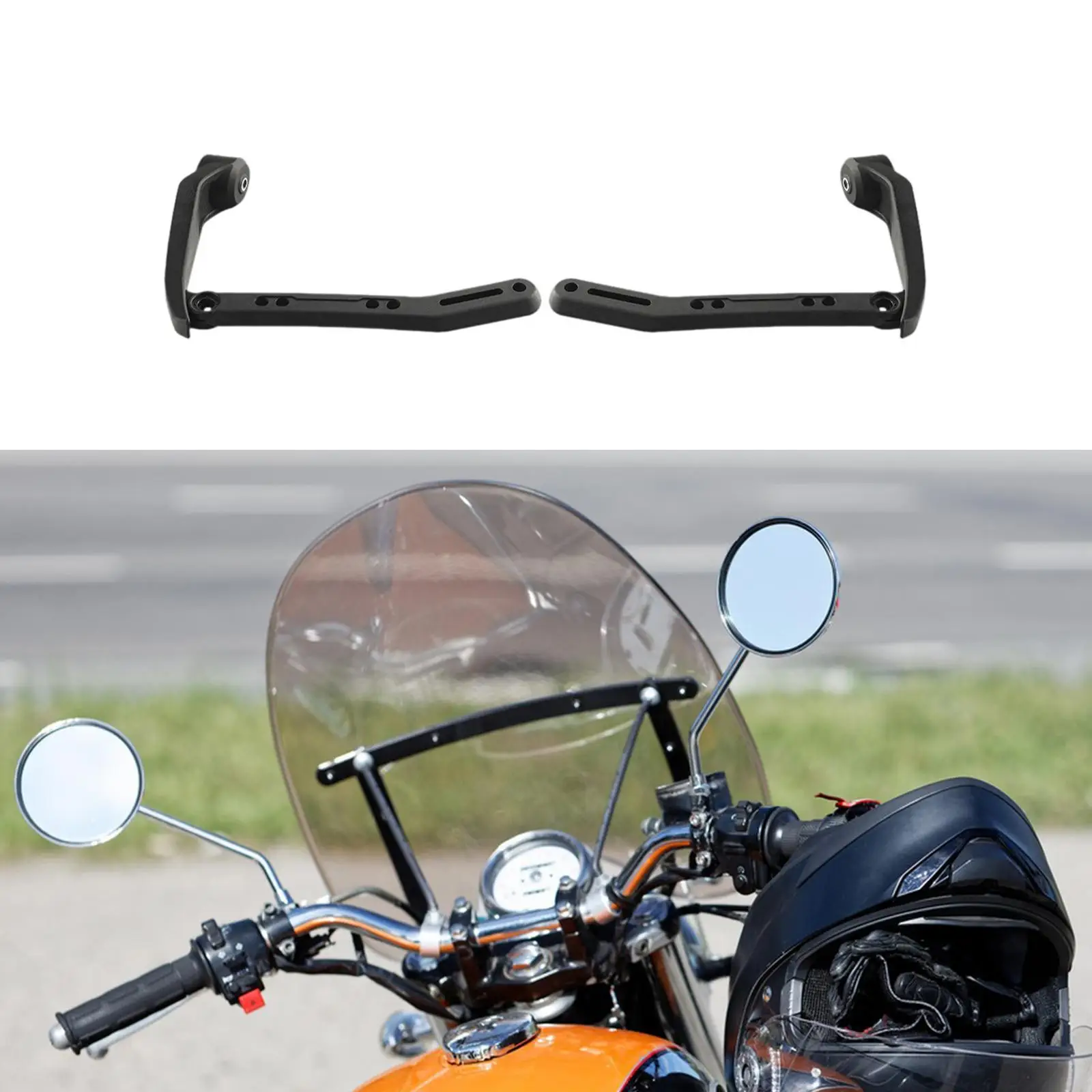 

Motorcycle Handguard Bracket Repair Parts Easy Installation Premium Replaces Mount Hand Guard Bracket for Yamaha MT-09 2024