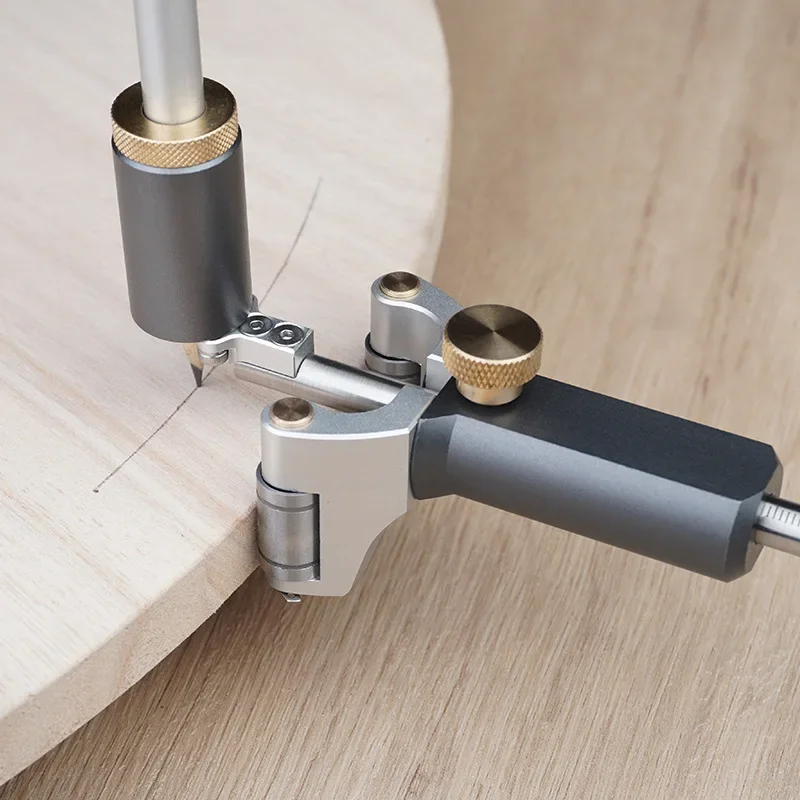Nouveau dispositif de traçage pour le travail du bois, Arc linéaire, ligne de traçage à double usage, ensemble multifonctionnel en alliage d'aluminium, outil de traçage coulissant