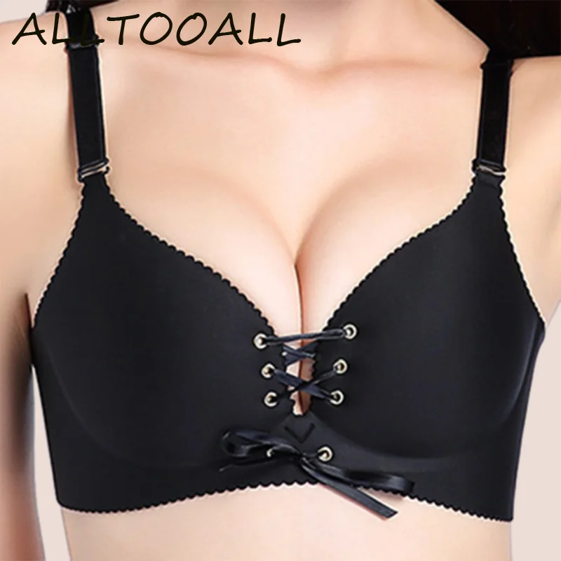 ALLTOOALL Seamless Sexy Bras For Women Fashion Push Up Lingerie Wireless Bralette Cotton Brassiere Female Intimates Underwear