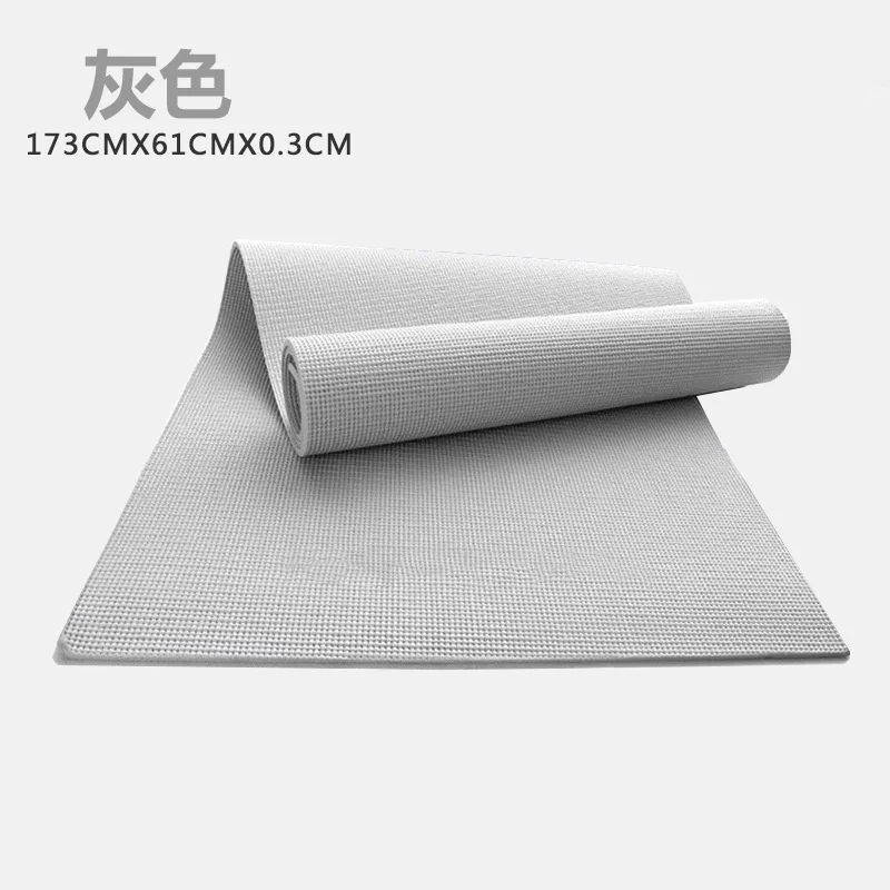 Yoga mat printing factory shock absorption non-slip white fitness silent thickened floor mat foldable stretching