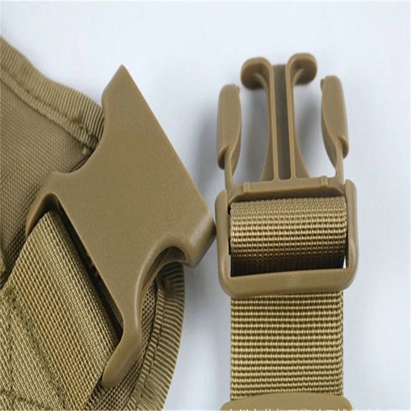 Taktische Militärweste für Haustiere, Outdoor-Trainingsweste, Hundegeschirr und Leine, Set mit Halsband für mittelgroße und große Hunde, Deutscher Schäferhund – Detail 16