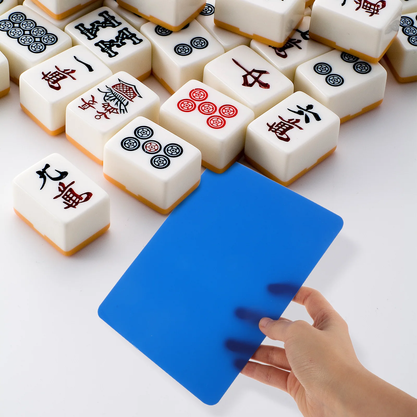 8 Stuks Mahjong Tegel Mengbak Compact Schuifbord Voor Automatische Tegel Duwen Mahjong Spel Accessoire Domino Blokken Familie