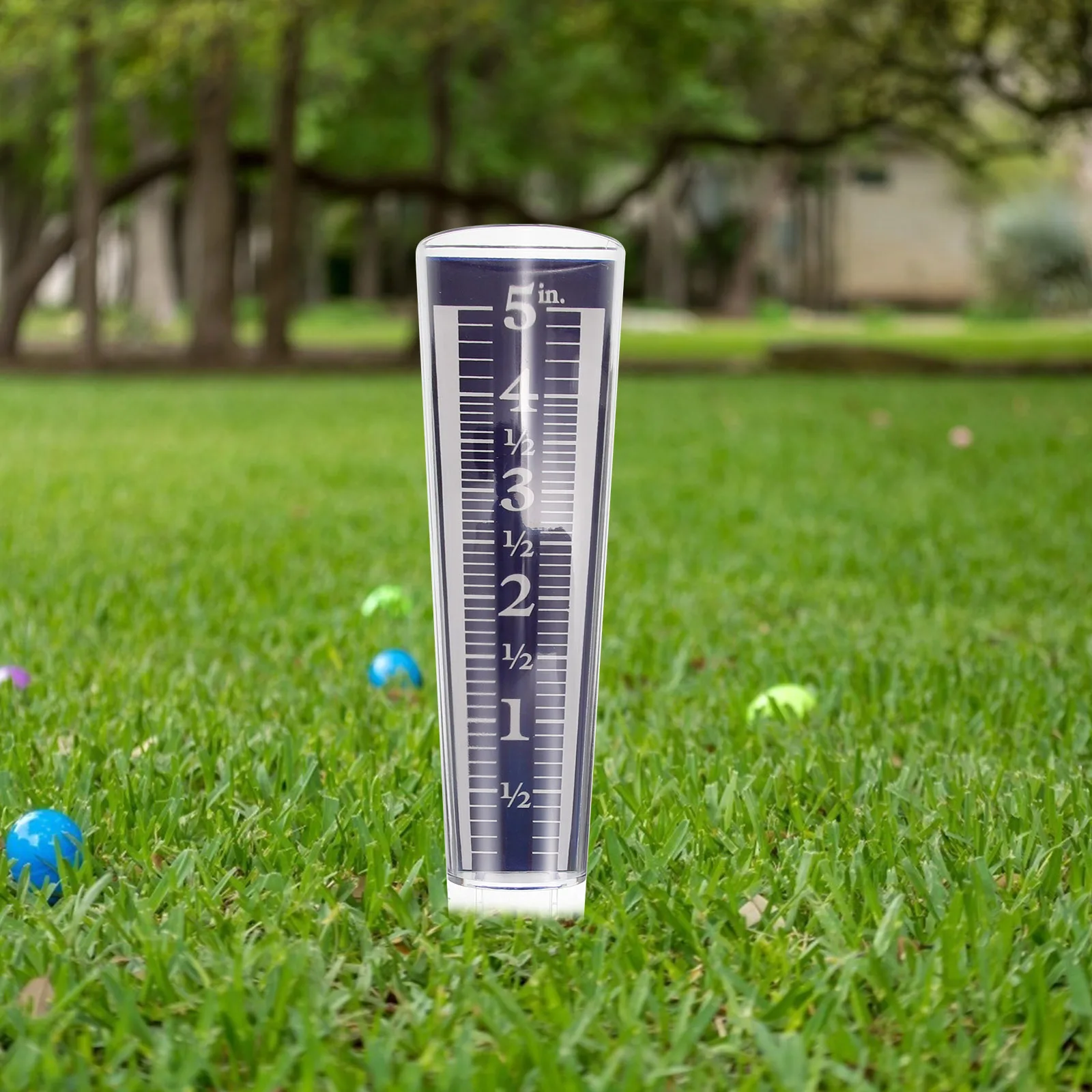 

Precise Rain 5 Stake for Garden Lawn Outdoor Plastic Large Farming Large Rain Gauge Outdoor Test Tube