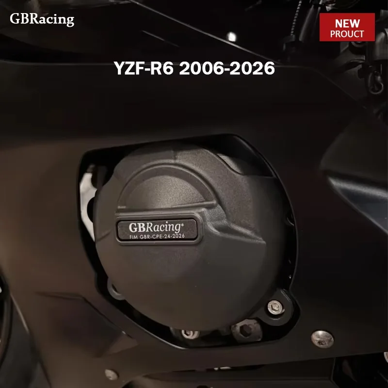Nuevas Cubiertas Protectoras de Motor V2 R6 para YZF-R6 2006-2026, Protector de Motor MOTO, Carenados, Juego de Cubiertas Secundarias del Motor
