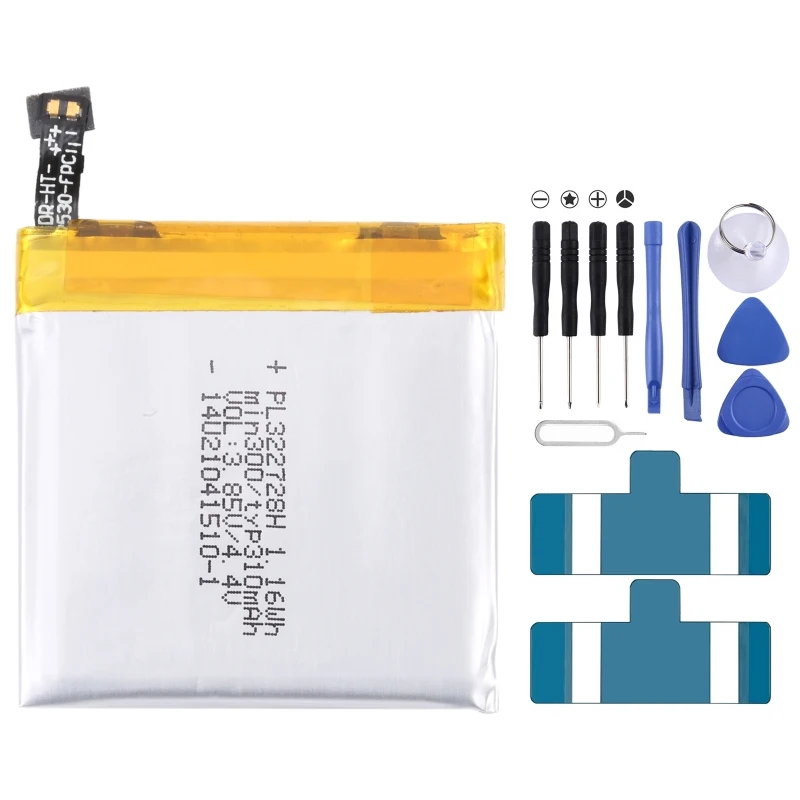 

290mAh PL332728V for Huami Amazfit Stratos 2 Li-Polymer Battery Replacement