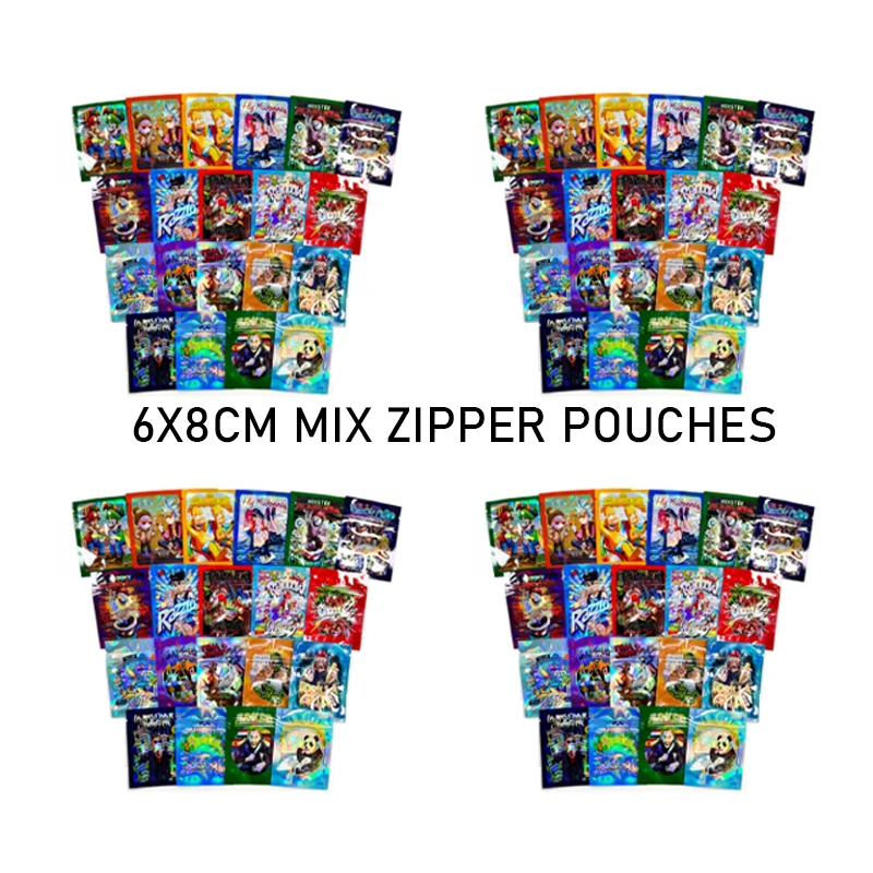 50 قطعة حقيبة بلاستيكية صغيرة مسطحة مغلقة التوابل عشب سستة الحقيبة الحلوى مسحوق القهوة تخزين الحقائب أكياس مايلر قابلة للإغلاق مقاومة للماء