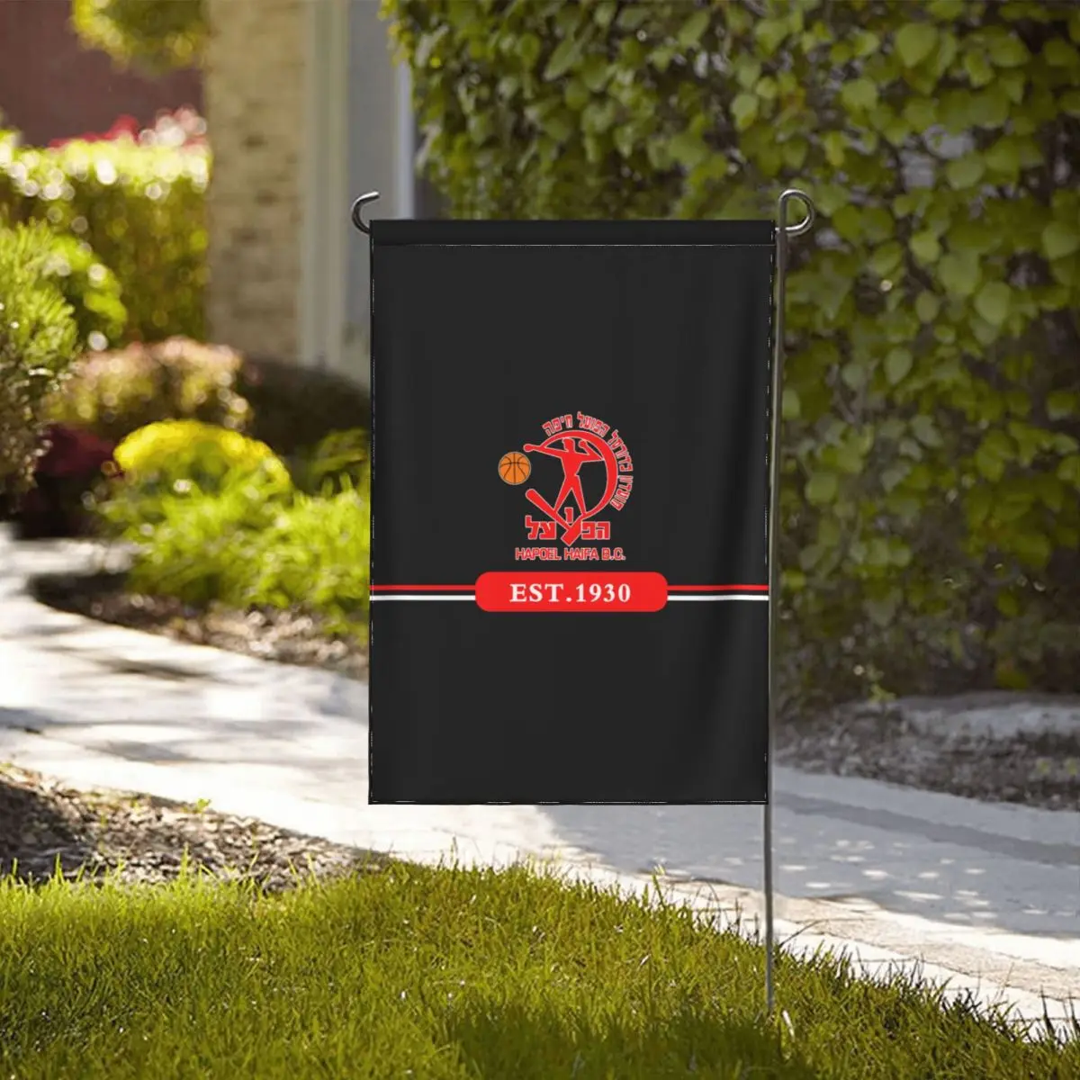 Israël Hapoel Haifa Bc Outdoor Decoraties Patio Vlaggen Tuin Banners