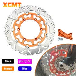 320MM Front Floating Brake Disc Rotor Adaptor Motorcycle For KTM EXC EXCF XC XCF XCW SX SXF 125 250 300 350 450 TPI Six Days