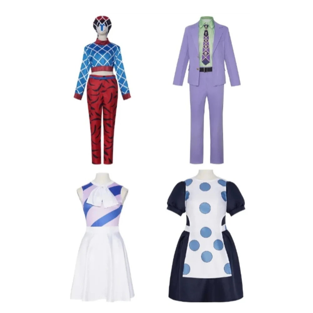 

JoJo's Bizarre Adventure Gyro Zeppeli Kira Yoshikage Anime Cosplay Sets Adventure Maid Dresses Woman Outfits Cosplay Costume