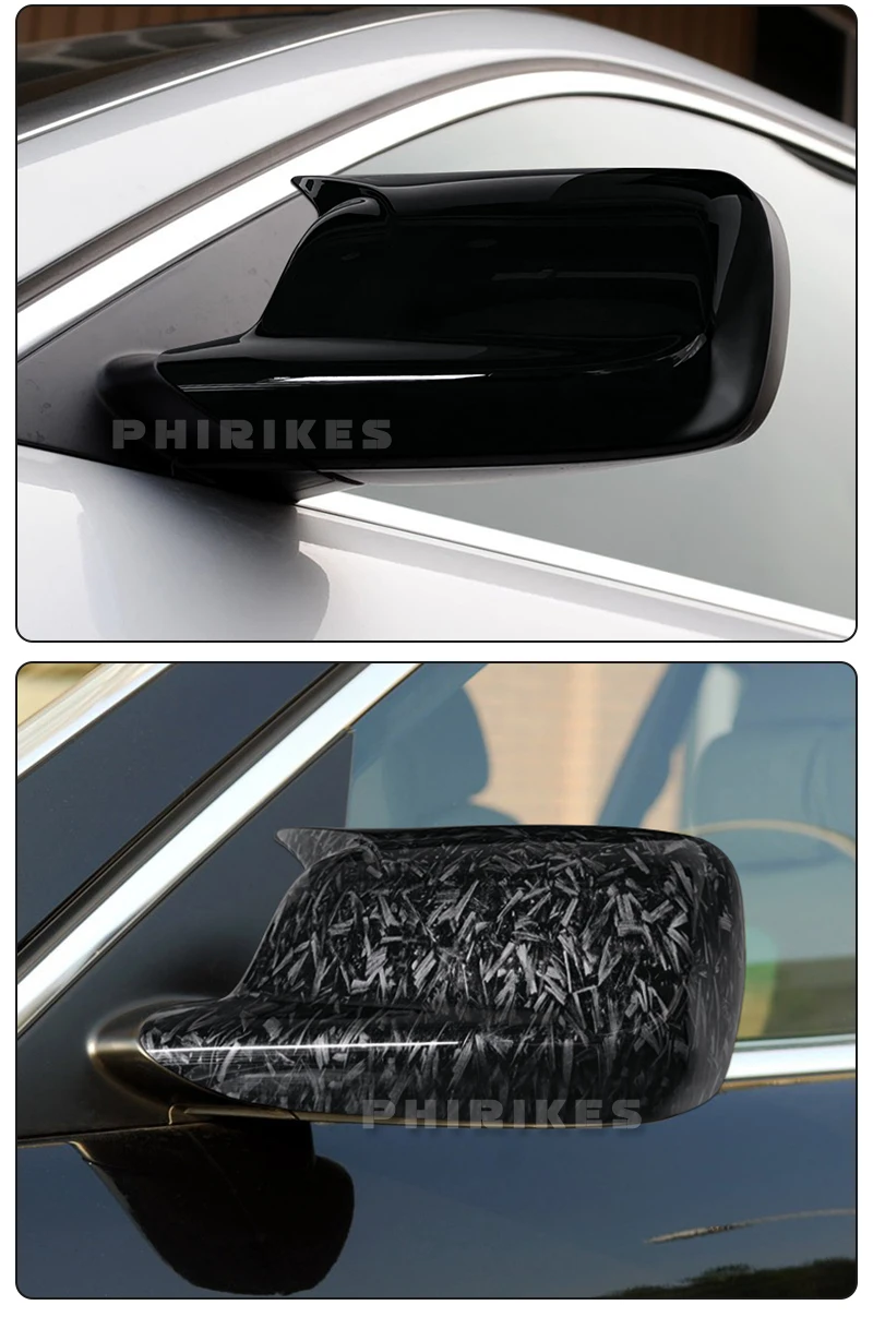 Paar Seite Rückspiegel Kappe Flügel Spiegel Abdeckung Für BMW 7er E65 E66 2001-2008 E67 2002-2008 für E46 Coupe Spiegel Abdeckung – Detail 11