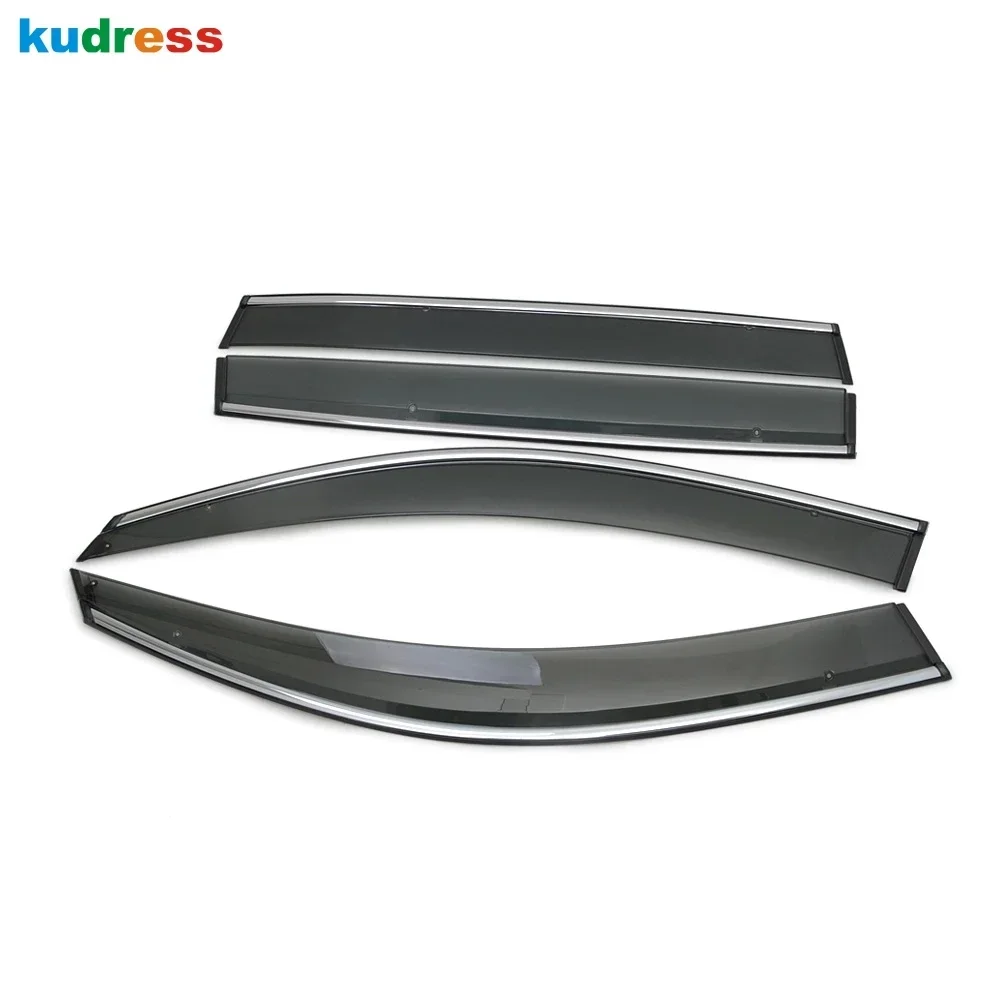 For Volkswagen VW Tiguan MK2 2017 2018 2019 2020 2021 Car Window Wind Deflector Sun Guard Rain Vent Visor Cover Trim Accessories