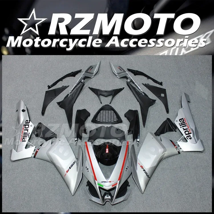 

New ABS Fairings Kits For Aprilia RSV4 1000 2009 2010 2011 2012 2013 2014 09 10 11 12 13 14 Bodywork Set Custom Matte Silver