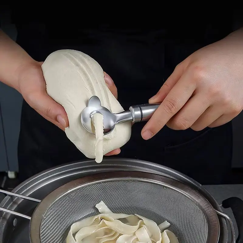 

Ручной нож для лапши из нержавеющей стали, резак для теста, машина для макаронных изделий, домашняя машина для приготовления нарезанных лапши с широким горлышком, кухонная утварь для приготовления пищи