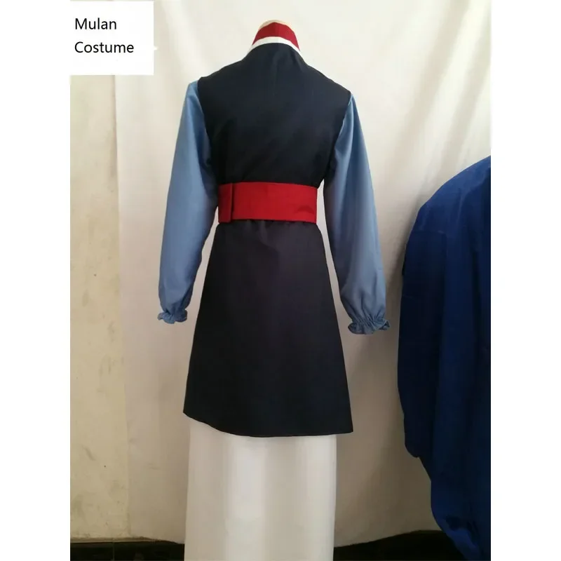 Princess Mulan cosplay costume blue costume girls clothes Christmas costume anime outfit uniform for women